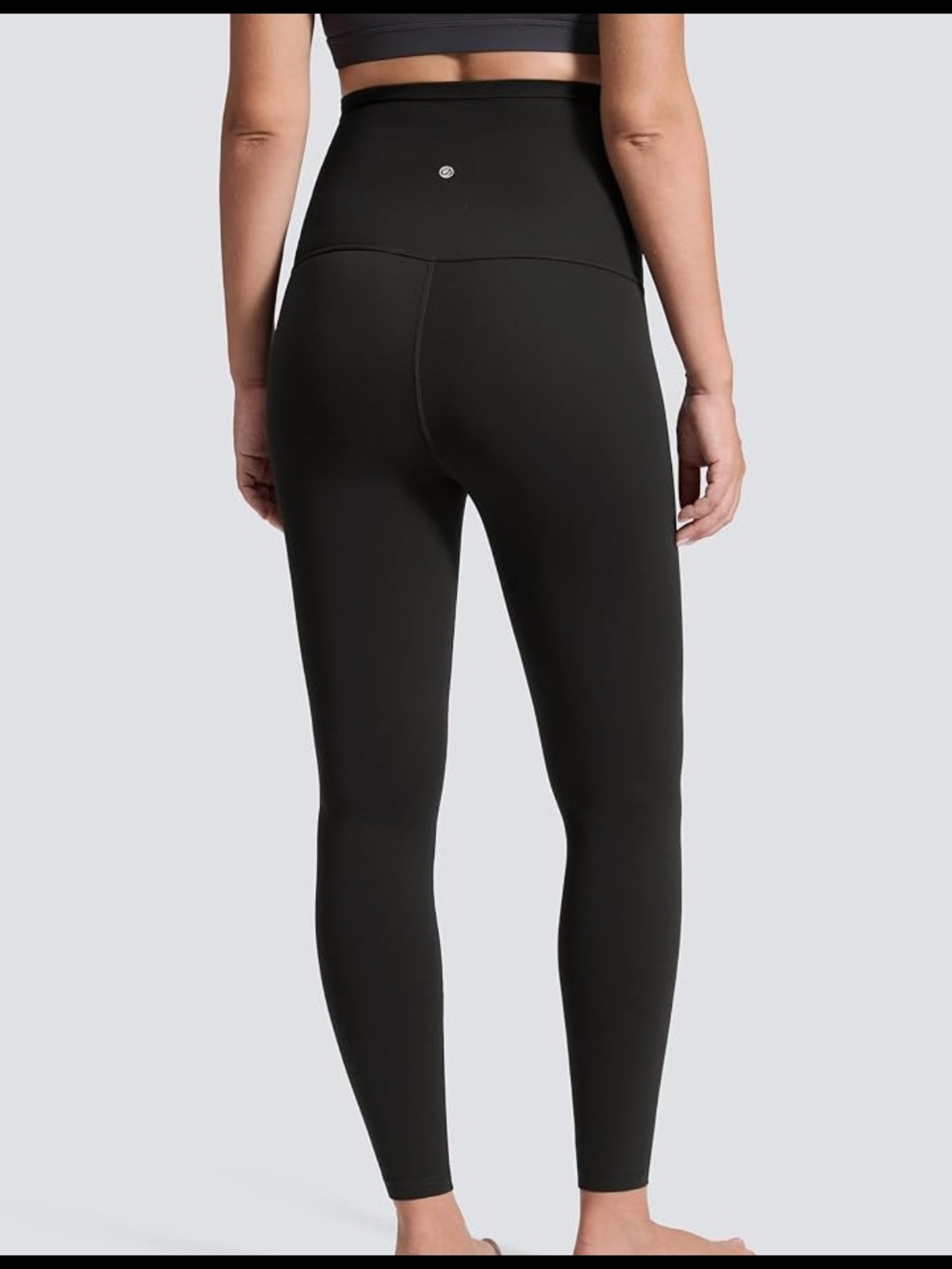 CRZ YOGA Black High-Waist Performance Leggings - Picture 5 of 8